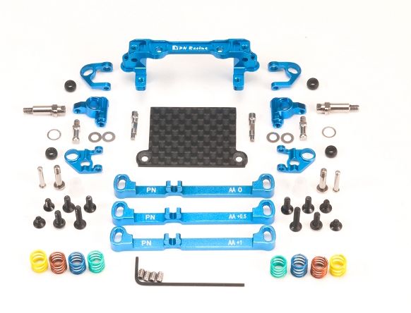 PN V4 Double A-Arm Front Suspension MR3080B Blue