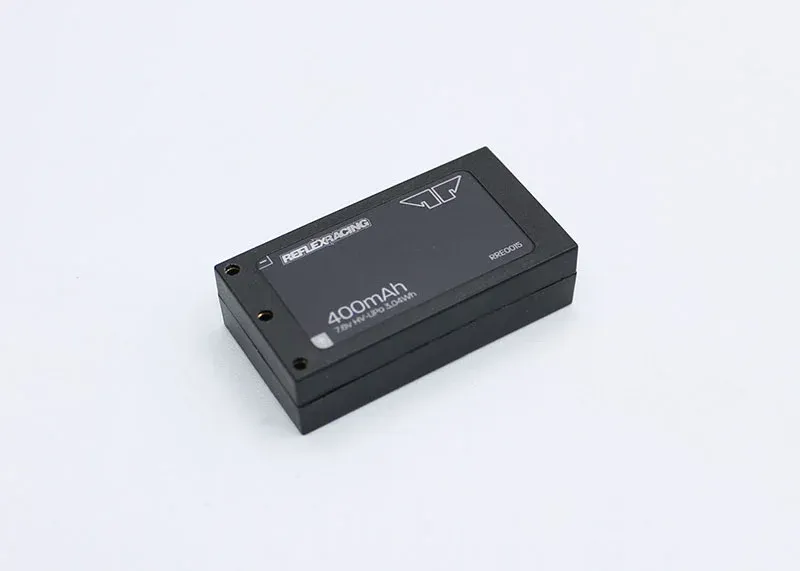 400mAh 7.6V 2s LiPo/LiHV Hardcase Battery - Reflex Racing