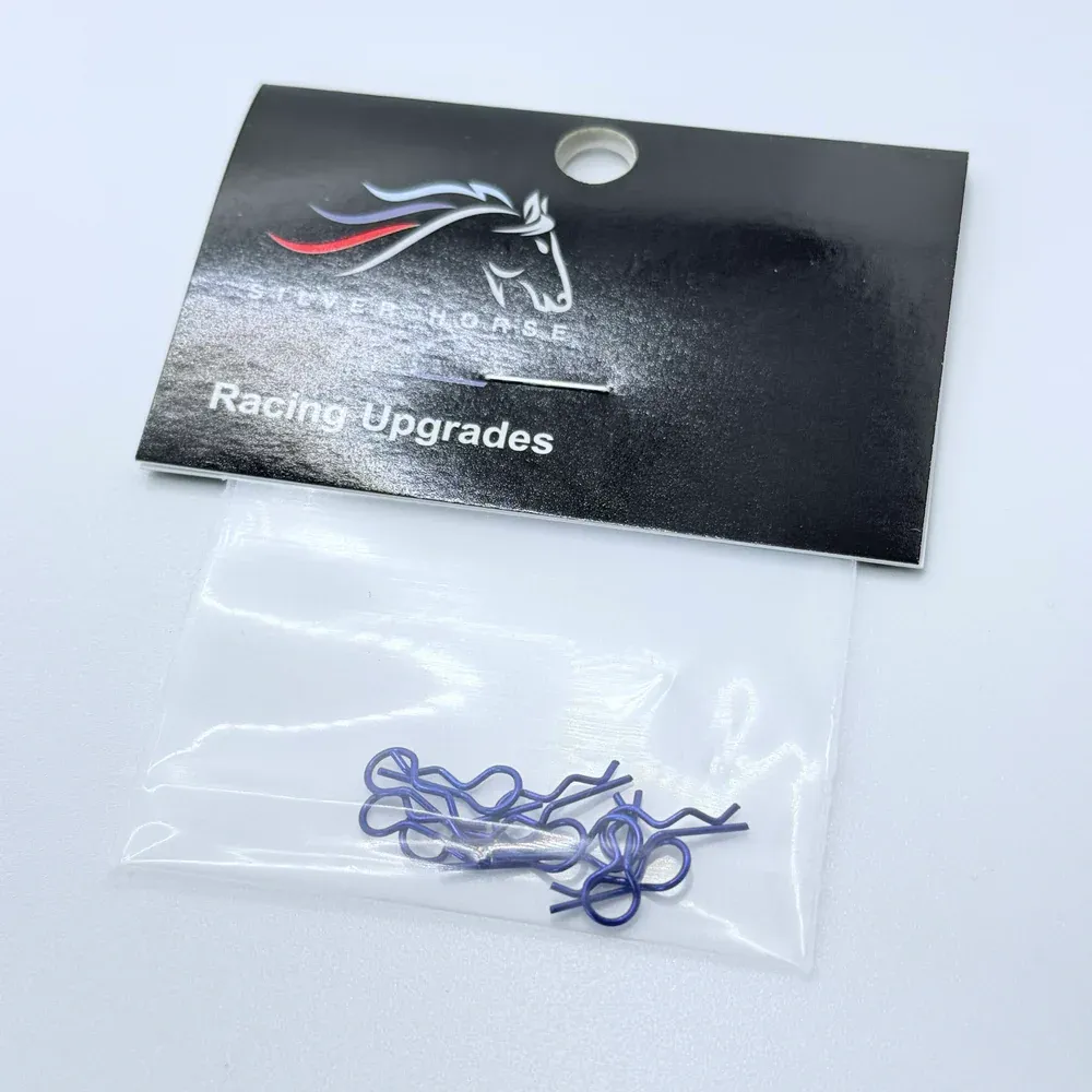 Blue Silver Horse RC Performance Body Clips - 10 Pack Blue Silver Horse RC Performance Body Clips - 10 Pack