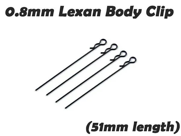 51mm Body Clips: 4pcs - Atomic Y--143