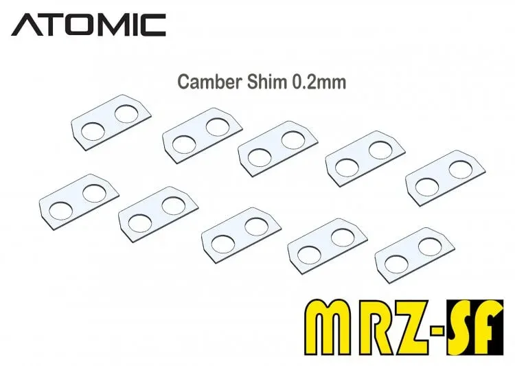 MRZSF-07 (Original) MRZ-SF 0.2mm Camber Shims (10pcs) - Atomic