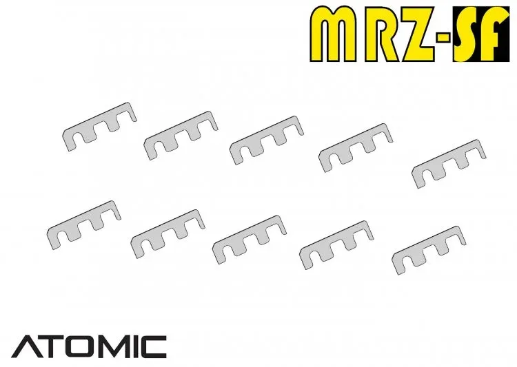 MRZSF-07B (REV.B Update) MRZ-SF 0.2mm Camber Shims (10pcs) - Atomic