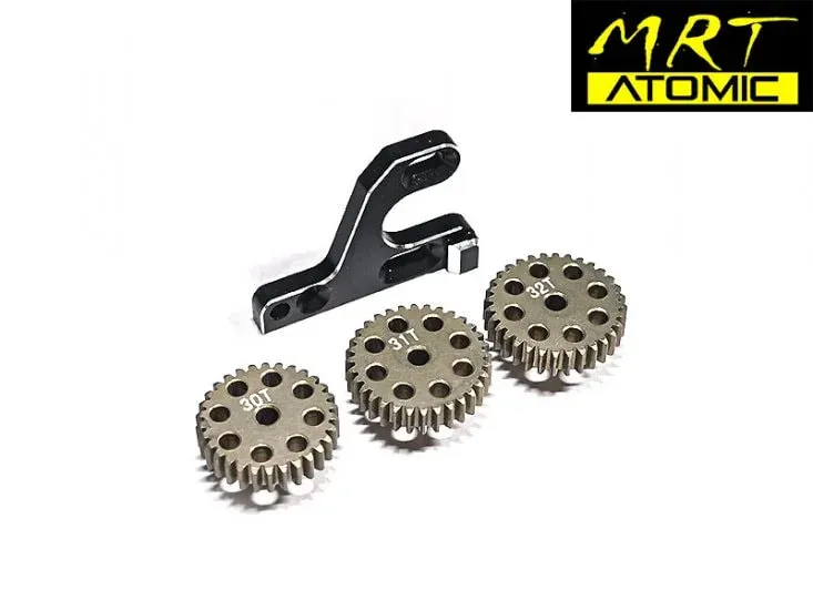 MRTP-UP16 AMR, DRZ, DRZv2, MRT Motor Mount and Pinion Set - Atomic MRTP-UP16 AMR, DRZ, DRZv2, MRT Motor Mount and Pinion Set - Atomic