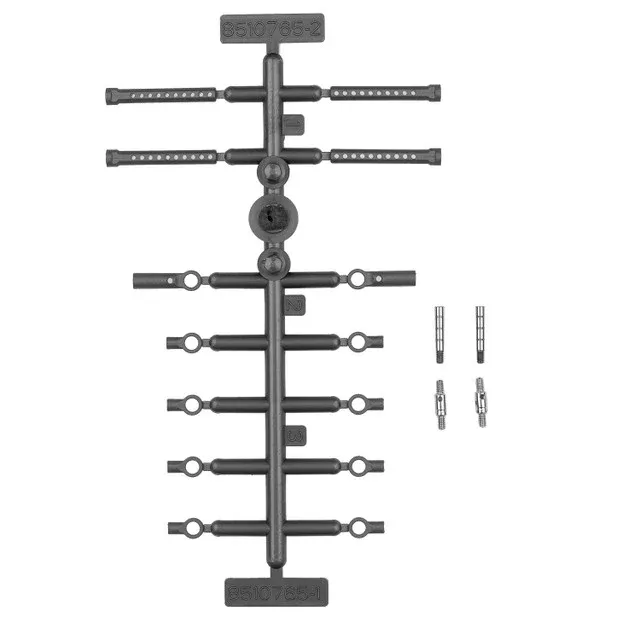 Team Associated RC28R Turnbuckle And Damper Tube Set Team Associated RC28R Turnbuckle And Damper Tube Set