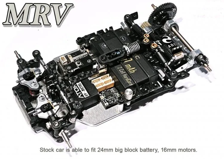 MRV-DWS-KIT MRV DWS 1:28 V-Link RWD Chassis Kit - Atomic