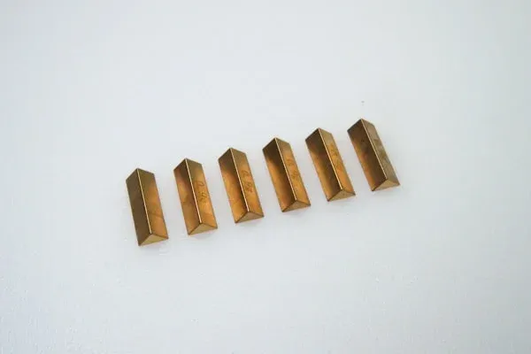 Brass Low-CG Ballast Weight Set MR-03 - PN Racing MR3058B