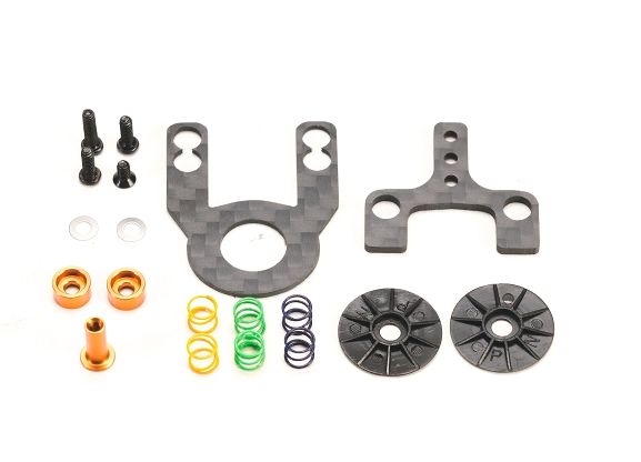 PN Racing Mini-Z MR02/03 Multi Length Graphite Disk Damper Set Orange