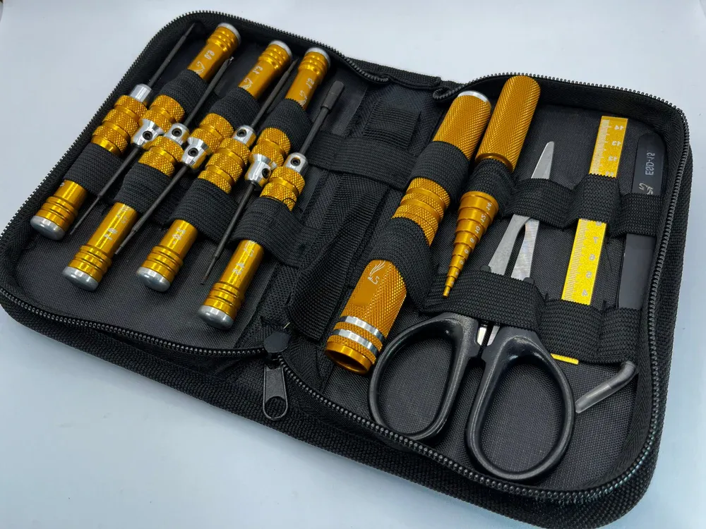 Silver Horse RC Master Tool Kit for Mini-Z and 1/28 scale Yellow SH0209 Silver Horse RC Master Tool Kit for Mini-Z and 1/28 scale Yellow SH0209