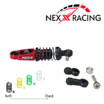 NXUSA-300-60, Damper, Top, Dual Spring, Oil Damping RED NXUSA-300-60, Damper, Top, Dual Spring, Oil Damping RED
