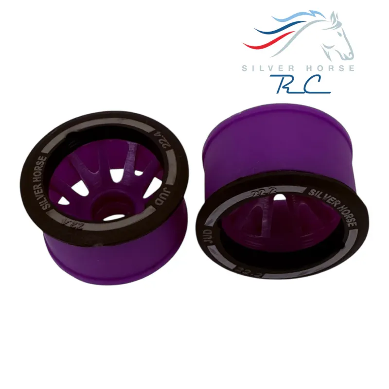 NXUSA-EVO-R Nexx Racing 2WD EVO Flanged Rear Wheels (2) pcs (PURPLE) NXUSA-EVO-R14-P