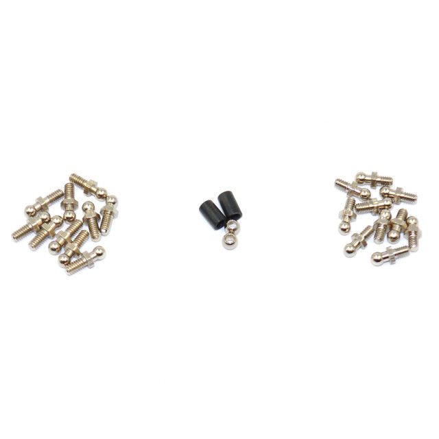 Ball Stud & Pivot Ball Set, 1/18 Mid, Spr, EDM, LM Ball Stud & Pivot Ball Set, 1/18 Mid, Spr, EDM, LM