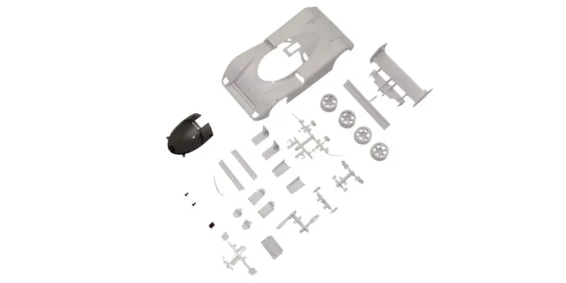 JAGUAR XJR-14 - Unpainted White Body Set - Kyosho