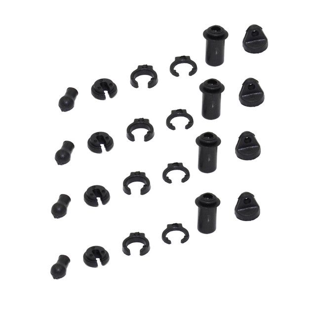 Shock Plastic Parts, 1/18 Mid, Spr, EDM, Shock Plastic Parts, 1/18 Mid, Spr, EDM,