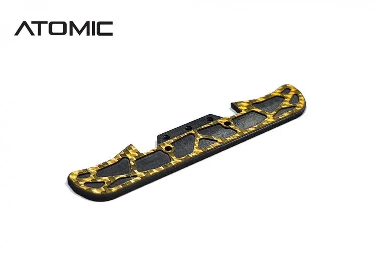 Pan Car Wide Gold Carbon Fiber Bumper for AW-018 - Atomic