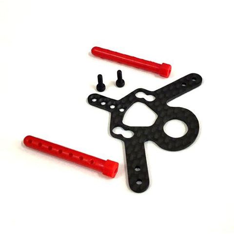 NX-033 Nexx Racing Mini-Z 98-102mm Carbon Lexan Body Post Damper Plate NX-033 Nexx Racing Mini-Z 98-102mm Carbon Lexan Body Post Damper Plate