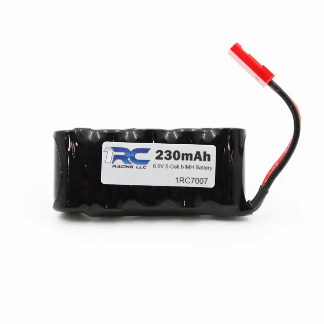 NiMH Battery, 5 Cell NiMh, 6.0V, 230mAh, 1/18 Mid, Spr, EDM, LM NiMH Battery, 5 Cell NiMh, 6.0V, 230mAh, 1/18 Mid, Spr, EDM, LM