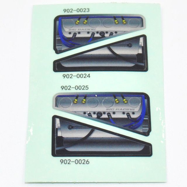 1RC Racing 1RC9004 Engine Stickers, 1/18 Sprint 1RC Racing 1RC9004 Engine Stickers, 1/18 Sprint