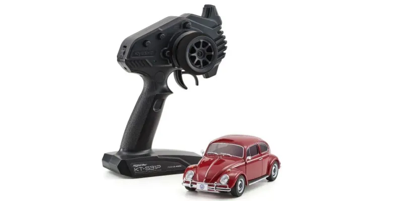 Mini-Z RWD ReadySet MR-04 - 1963 Volkswagen Beetle - Kyosho 32374RR (Ruby Red) Mini-Z RWD ReadySet MR-04 - 1963 Volkswagen Beetle - Kyosho 32374RR (Ruby Red)