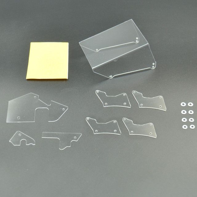Top Wing & Front Wing Mounts, 1/18 Asphalt Sprint Car Top Wing & Front Wing Mounts, 1/18 Asphalt Sprint Car