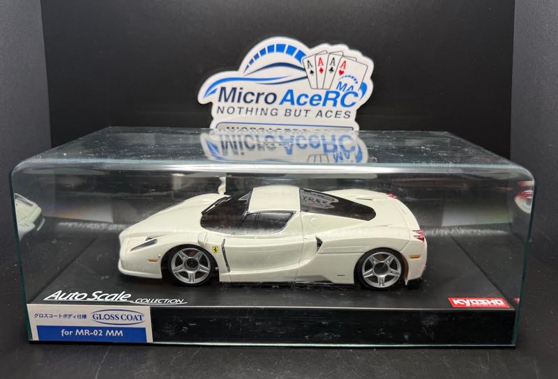 Previously owned Kyosho Mini-z Body ASC Ferrari ENZO FERRARI MZX201W Previously owned Kyosho Mini-z Body ASC Ferrari ENZO FERRARI MZX201W