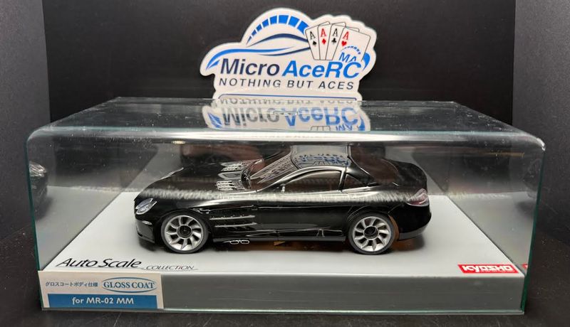 Previously owned Kyosho Mini-Z Auto Scale Mercedes-Benz SLR McLaren Black MZG206BK Previously owned Kyosho Mini-Z Auto Scale Mercedes-Benz SLR McLaren Black MZG206BK