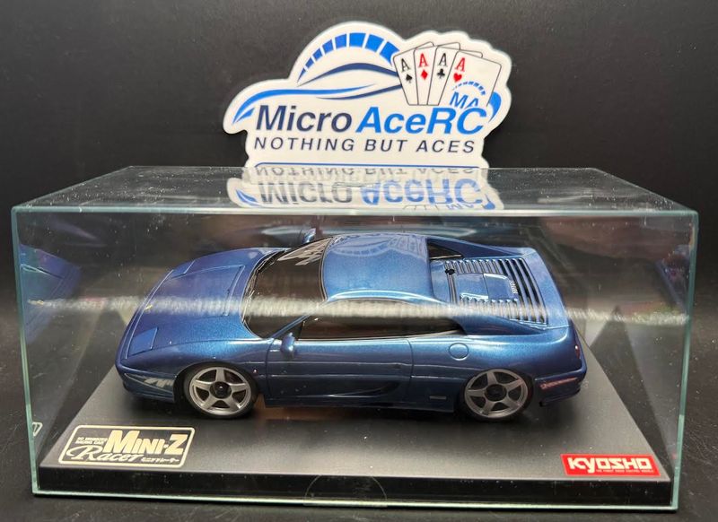 Previously owned Kyosho Mini-Z Auto scale Body Ferrari F355 Metallic Blue Ferrari MZC19MB ASC Previously owned Kyosho Mini-Z Auto scale Body Ferrari F355 Metallic Blue Ferrari MZC19MB ASC