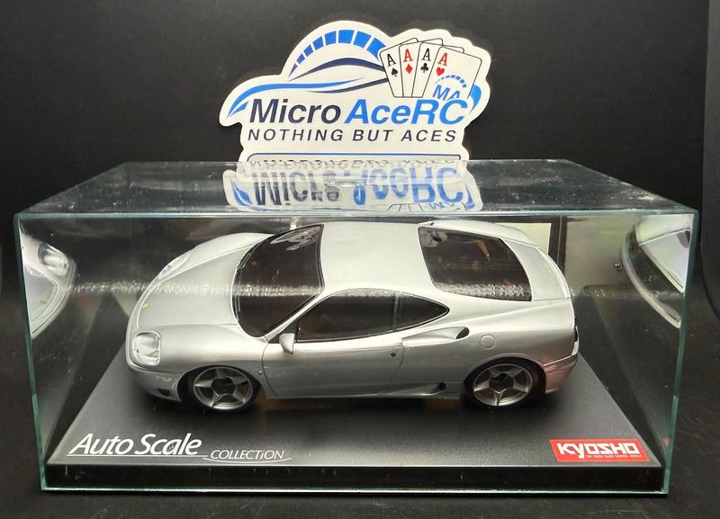 Previously owned Kyosho Mini-Z ASC Auto scale Collection Ferrari 360 Modena F360 Silver(MZC18S) Previously owned Kyosho Mini-Z ASC Auto scale Collection Ferrari 360 Modena F360 Silver(MZC18S)