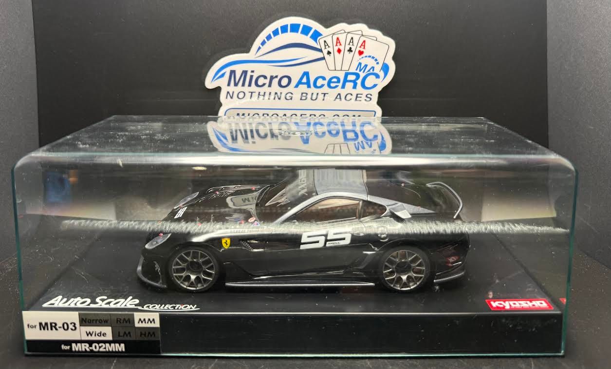 Previously owned USED Kyosho Mini-z Body ASC Ferrari 599XX Black Version MZP216B
