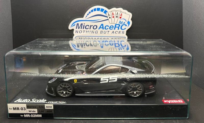 Previously owned USED Kyosho Mini-z Body ASC Ferrari 599XX Black Version MZP216B Previously owned USED Kyosho Mini-z Body ASC Ferrari 599XX Black Version MZP216B