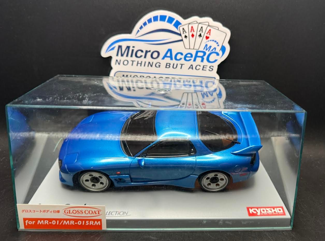 Previously owned KYOSHO Mini-Z Auto Scale Collection MAZDA RX-7 FD3S Metallic Blue Gloss Coat Previously owned KYOSHO Mini-Z Auto Scale Collection MAZDA RX-7 FD3S Metallic Blue Gloss Coat
