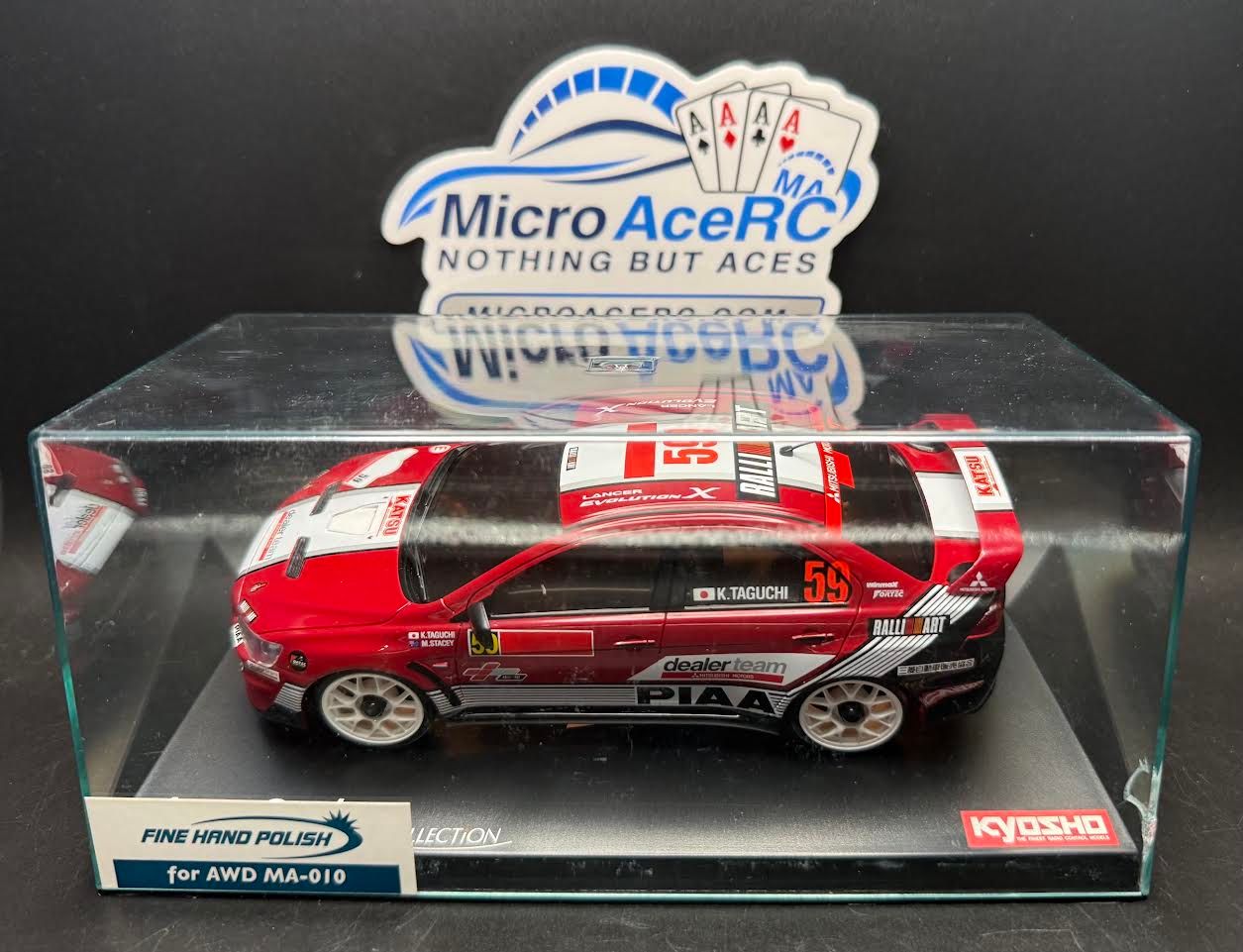 Previously owned KYOSHO Mitsubishi Lancer Evolution Ⅹ #59 MINI-Z Auto Scale Collection Previously owned KYOSHO Mitsubishi Lancer Evolution Ⅹ #59 MINI-Z Auto Scale Collection