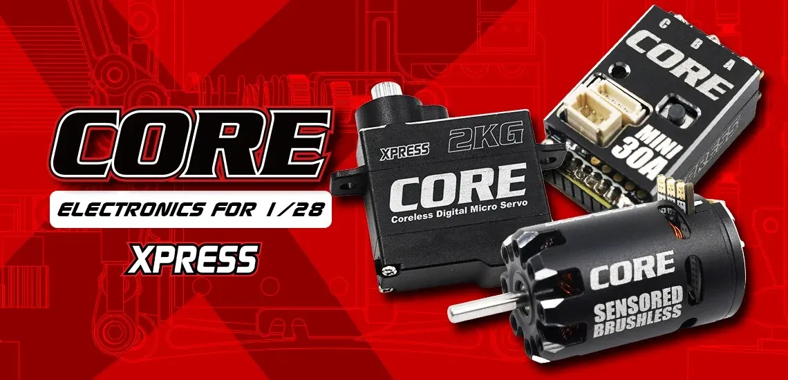 Pixel Z1 1:28 Pan Car Kit w/ CORE Electronics Set - Xpress RC 2500KV Pixel Z1 1:28 Pan Car Kit w/ CORE Electronics Set - Xpress RC 2500KV