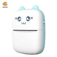 Blue Mini Inkless Bluetooth Printer