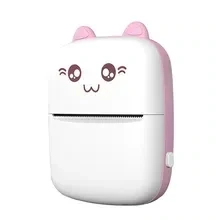 Pink Mini Inkless Bluetooth Printer