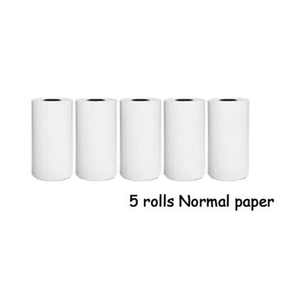 5 Rolls White Note Paper