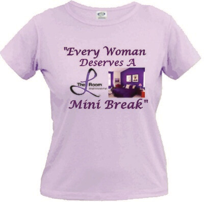 T Shirt "Every Woman Deserves A Mini Break" - Shirt Color White Only - Free Shipping
