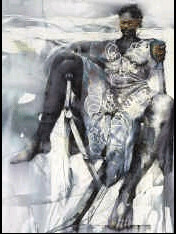 (Art) Paul Goodnight "Sassified" - 1st Edition  Sale $1995.00   Year 2000 - Size 37" X 24"