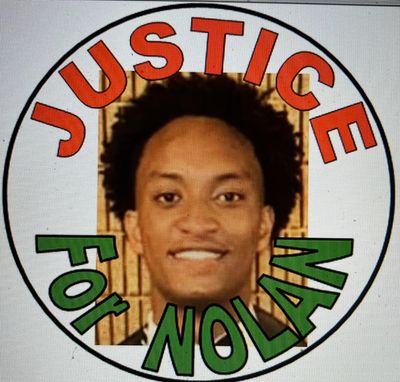 Nolan Wells Button JUSTICE FOR NOLAN 100% of Proceeds goes to the Wells Family 2 1/4" round safety pin back Free Shipping