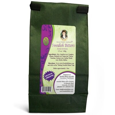 Maria Treben's Authentic Swedish Bitters Dry Mixture (3.5oz/100g) 791090611572