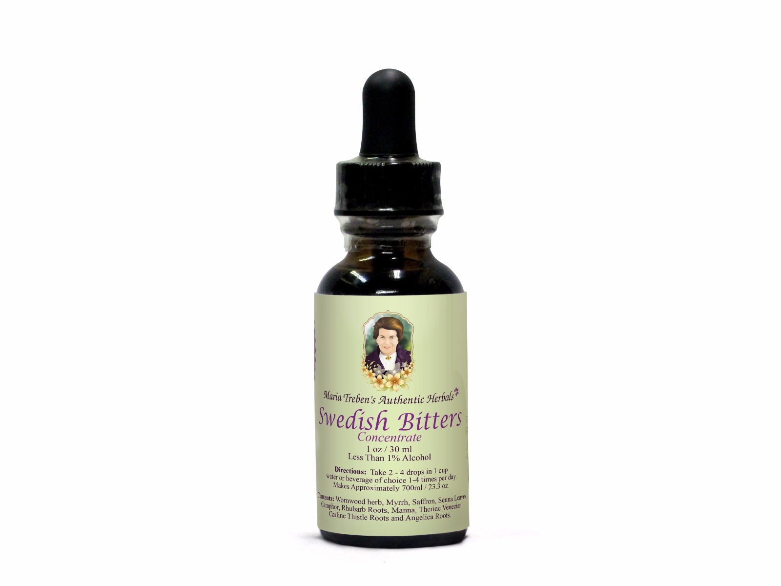 Swedish Bitters Concentrate Tonic (1oz/30ml) - Maria Treben&#039;s Authentic™ Less Than 1% Alcohol