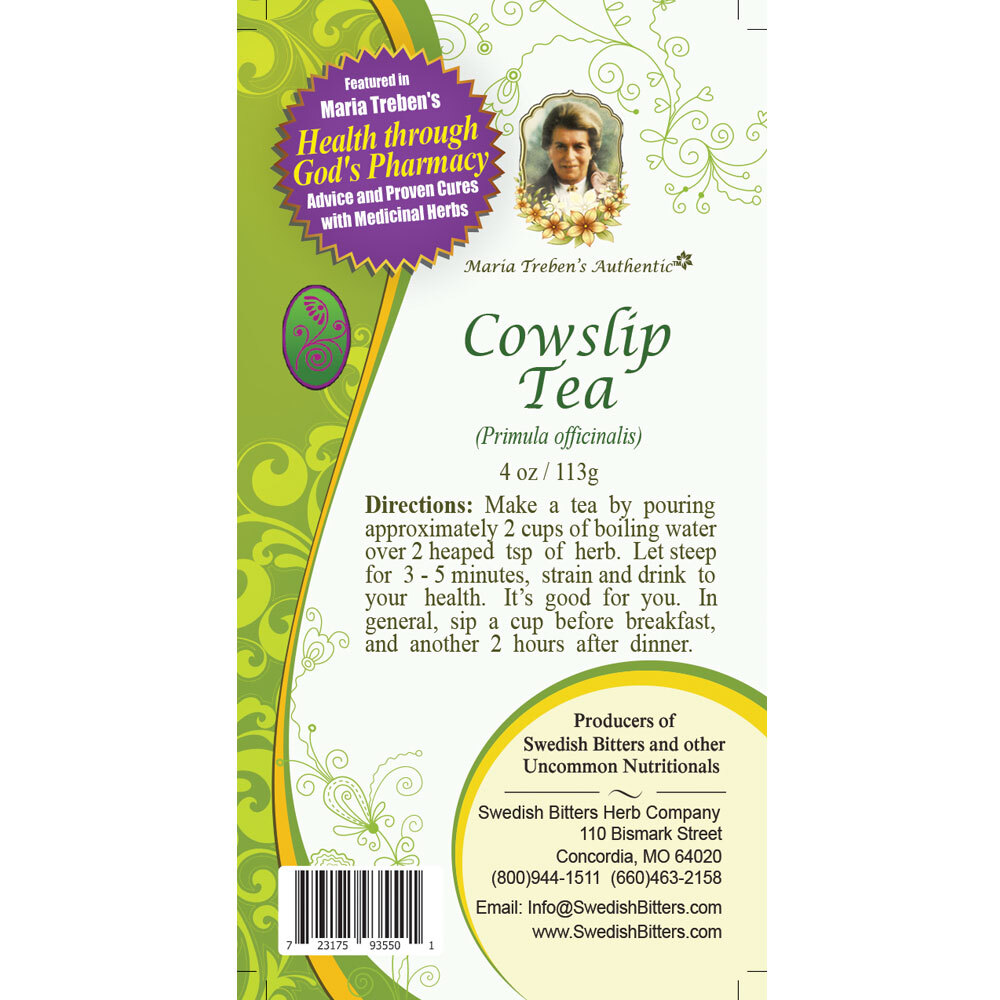 Cowslip Tea (4oz/113g) - Maria Treben&#039;s Authentic™