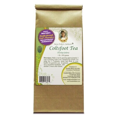Coltsfoot Tea (1lb/454g) BULK - Maria Treben's Authentic™ 723175936072-1