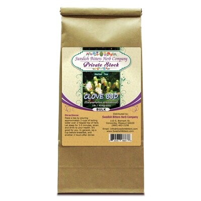 Clove Bud (Eugenia caryophyllata) Herbal Tea (1lb/454g) BULK - Swedish Bitters Herb Company Private Stock 662578986676