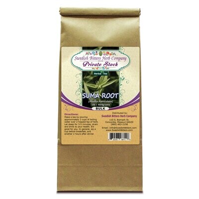Suma Root (Pfaffia Paniculata) Herbal Tea (1lb/454g) BULK - Swedish Bitters Herb Company Private Stock 662578987123