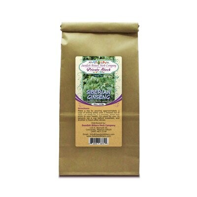 Siberian Ginseng (Eleutherococcus senticosus) Herbal Tea (4oz/113g) - Swedish Bitters Herb Company Private Stock 662578988441