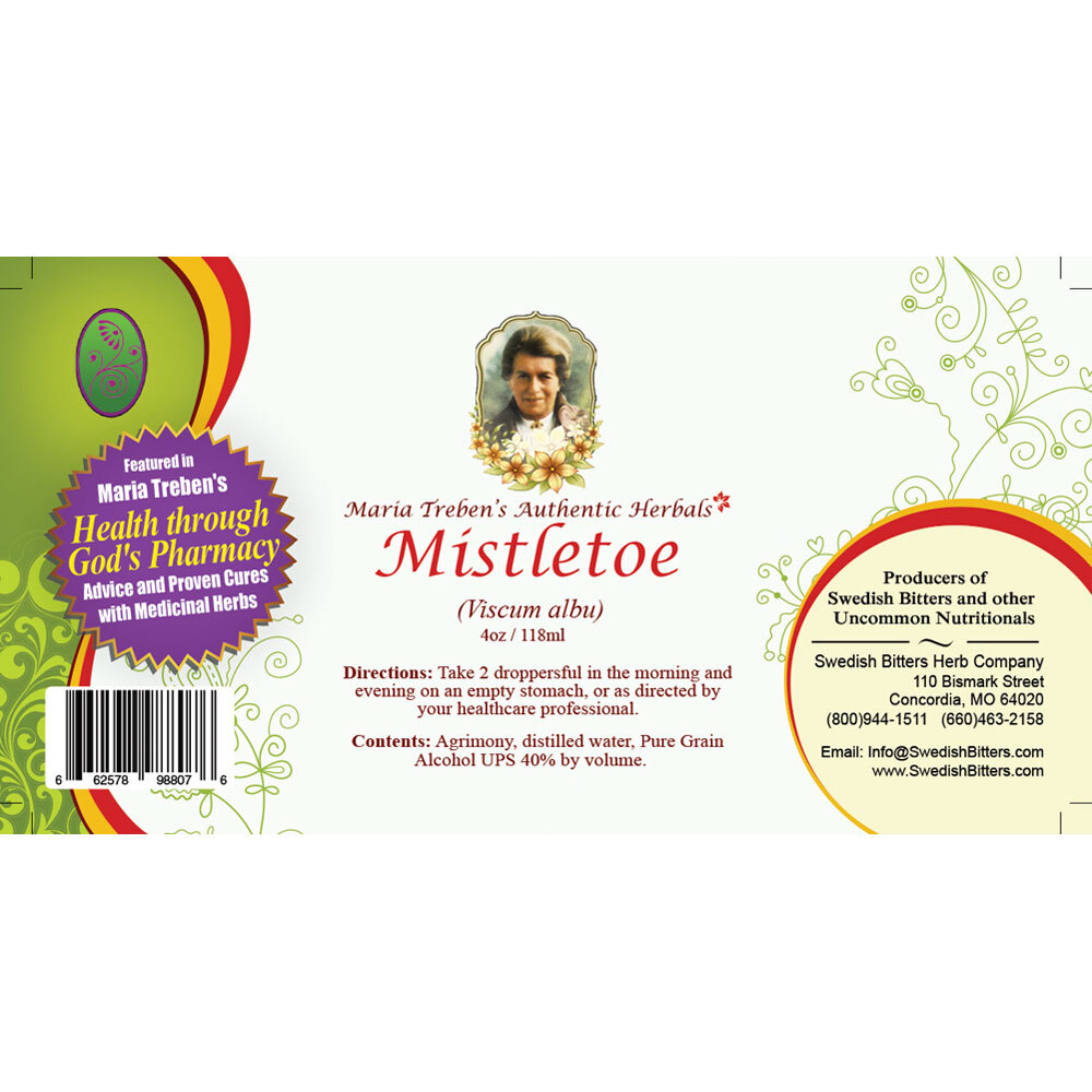 Mistletoe Extract / Tincture (4oz/118ml) - Maria Treben&#039;s Authentic™