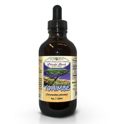 Yohimbe, Tincture (4oz/118ml) - Swedish Bitters Herb Company Private Stock 723175935204-1