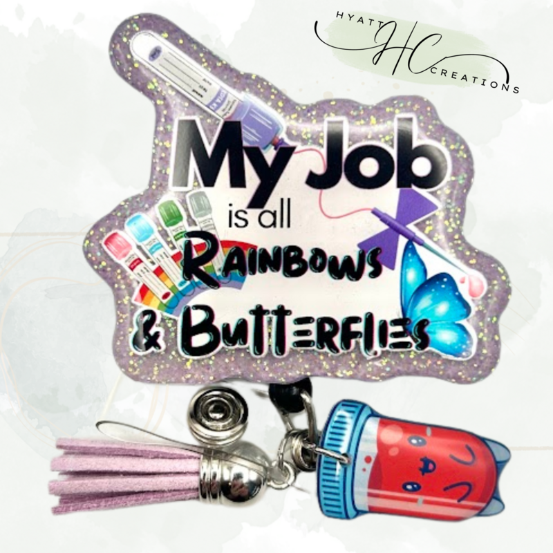 Badge Reel: Rainbows and Butterflies