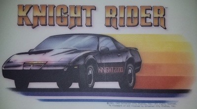 Knight 2000 - Knight Rider Iron On Transfer