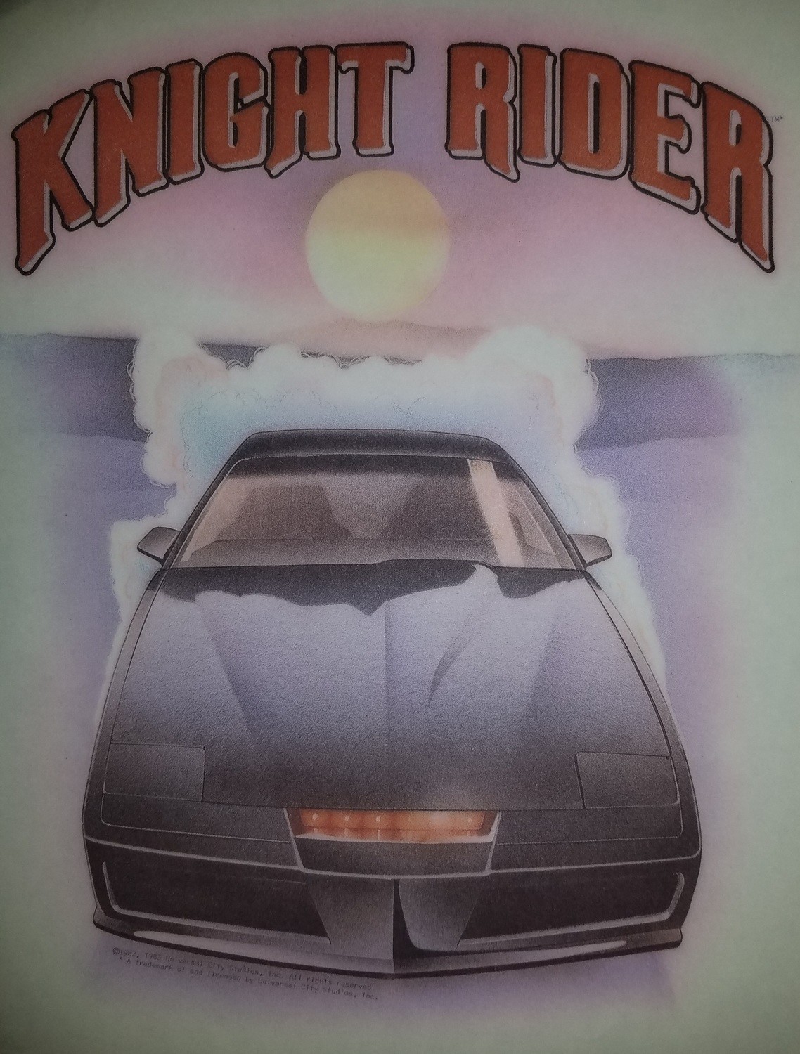 Sunset - Knight Rider Iron On Transfer